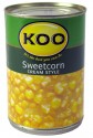 Koo Sweetcorn Cream Style 415g